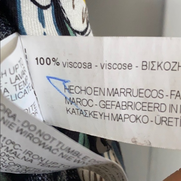 ZARA Flower Print Button Front Dress - Picture 6 of 7